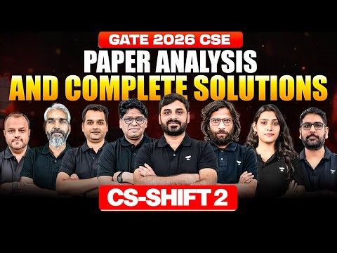 GATE 2026 Exam Analysis & Detailed Solutions | CSIT | 8 Feb | Shift 2