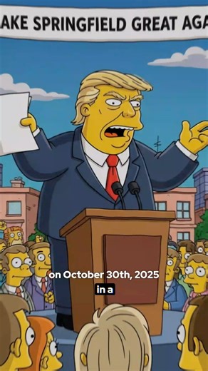 Did The Simpsons Really Predict Trump’s Fate on October 30, 2025? 😳 The Simpsons once again left fans speechless — this time with a chilling scene showing a Trump-like figure in a coffin marked October 30, 2025. Was it just dark humor, a warning, or a coded prophecy? Some say it symbolizes the end of his political power, others claim it’s a real prediction hidden in plain sight. Watch closely, decide for yourself… 👁️ Coincidence or reality? 👇 Comment what you think and follow for more shockin