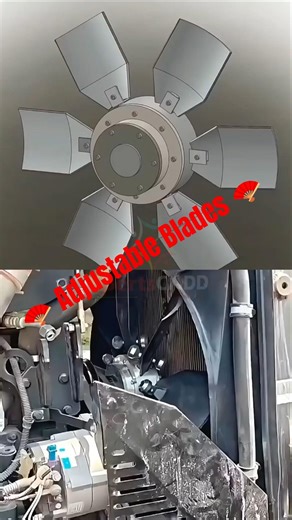 Pitch Control Fan - No Motor Reversal Needed #mechanism #engineering