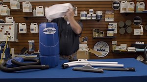 Watch the unboxing of the Bona DCS® Back Vac, a comfortable, lightweight vacuum that rests snugly on your back with padded shoulder and waist straps and a convenient fingertip off/on switch. It's a high-powered, heavy-duty commercial backpack vacuum that delivers 1294 watts of power with an airflow of 124 CFM and a 2.5-gallon tank. Contact your Bona rep for more info! | Bona US Professional