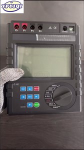 Milliohmmeter DC Low Resistance Tester Meter Equipotential Bonding Resistance Tester Gauge Milliohm Meter with Measuring Range 1mΩ to 30.0kΩ Test Current ≥2A 400 Groups Data Storage