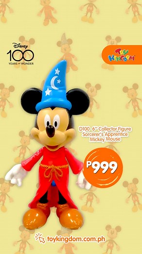 Celebrate 100 years of Disney magic with these collectible Mickey Mouse toys, available at Toy Kingdom! ✨ | Toy Kingdom