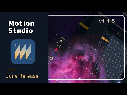 Motion Studio — New UI / Folders / more — June update (M⁺)