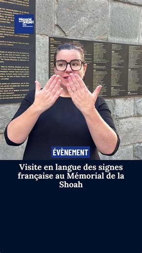 3.4K views · 103 reactions |  Visite guidée des collections permanentes avec boucle à induction magnétique Dimanche 19 octobre 2025 à 11h00  Visite guidée de l’exposition « Comment les nazis ont photographié leurs crimes. Auschwitz 1944 ». Dimanche 28 septembre 2025 à 15h00 Le guide est accompagné d’un traducteur en LSF. ️ Inscription gratuite en ligne - #LSF #Memorialdelashoah #musée | Mémorial de la Shoah | Facebook