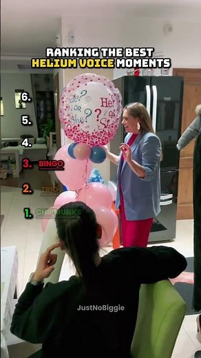 Ranking The Best Helium Voice Moments! 😂 #shorts #heliumvoice #funny