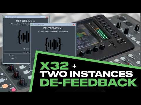 How to Run Two Instances of Alpha-Labs De-Feedback on the Option 1 (Behringer X32)
