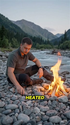 Why River Rocks Can Explode in Your Campfire 💥🔥 #didyouknow #survival #camping