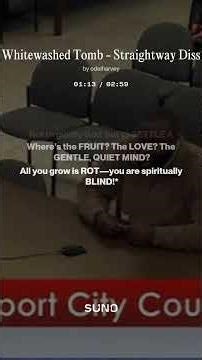 Whitewashed Tomb Straightway Diss