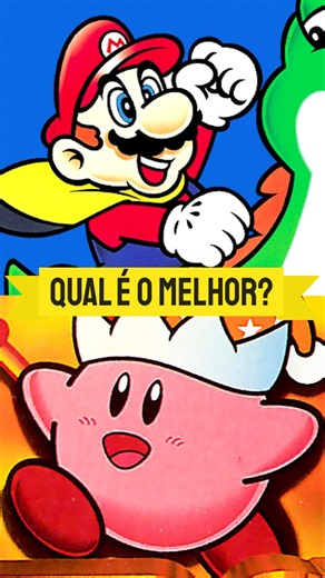 SUPER MARIO WORLD VS. KIRBY SUPERSTAR! #kirby #mario #nintendo #games
