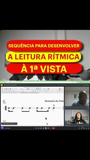 411 - Sequência ninja para ficar fluente nas partituras [CURSO GRATUITO DE LEITURA RÍTMICA E FLUÊNCIA NAS PARTITURAS] Quer dominar a leitura rítmica para ficar fluente nas partituras em menos de 30 dias? Digita EU QUERO ou clique no link da BIO para ter acesso ao meu curso gratuito #formuladapartitura #partitura #leituraritmica #pedroprazeres