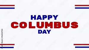 columbus day happy columbus day animated background sayings columbus day usa red blue color