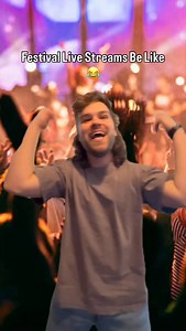 Nothing beats watching a festival live stream. We’ve all seen that one guy 😂 | TVBOO