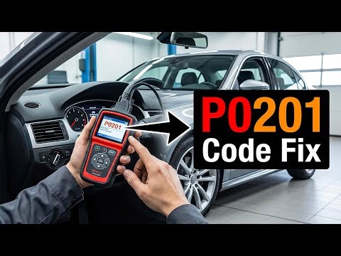 How To Fix P0201 Code - Cylinder 1 Injector Circuit Malfunction Repair
