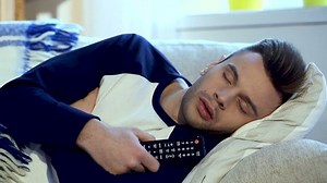 Man Sleeping On Couch Tv Remote Stock Footage Video (100% Royalty-free) 32966041 | Shutterstock