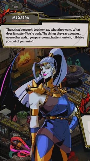 Zagreus tells Megaera that everybody knows about them #hades