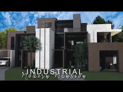 Bloxburg: Industrial Modern Mansion 100k | NO LARGE PLOT | BLOXBURG Roblox