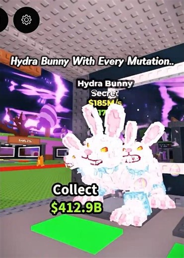 Hydra Bunny All Mutations in Steal a Brainrot! 🐰🔥 #roblox #stealabrainrot