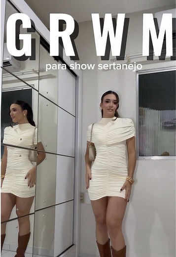 Uma noite de Bruno & Marrone pede um look à altura ✨🤎🤠 #arrumesecomigo #fyp #showsertanejo #look #grwm