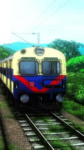 Ultra Realistic Indian MEMU Train Crossing 🚆🔥 #shorts