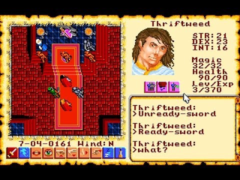 ULTIMA VI: The False Prophet 'Gameplay (PC/DOS) 1990, ORIGIN Systems, Inc.