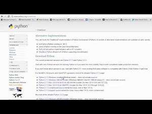 Python Tutorial #1: Download/Install Python!