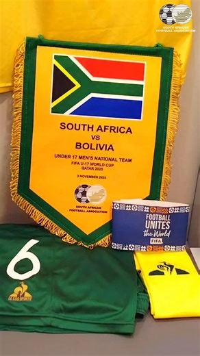 3.2K views · 1K reactions | Our changeroom ahead of the FIFA U17 men's World Cup opener against Bolivia today. | SAFA.net - South African Football Association | Facebook
