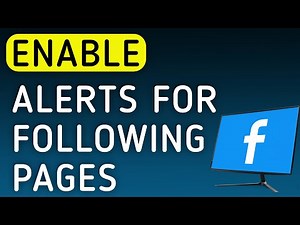 How to Enable Notifications For Following Pages On Facebook On PC (New Update)