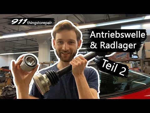 Einmal Radlager und Antriebswellen mit allem Teil 2 | 911thingstorepair | Porsche 911 G-Modell | diy