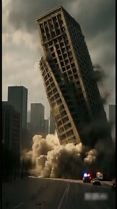 🏙️ Skyscraper Collapse Simulation | Realistic AI Disaster Footage 💥