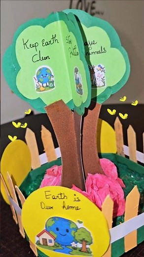 Environment Day Craft School Project Art Activity Science Exhibition model kids Easy #roshronrockzz