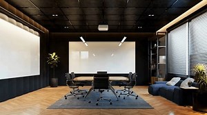 clip-1107464563-modern-conference-interior-animation-screens-on-wall