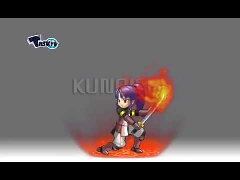 2Dアニメーション SDキャラ一連モーション（by Spine）#shorts