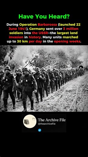 “3 Million Invaders: German Columns on the Road to the Soviet Union, 1941” #ww2 #ww2facts #history