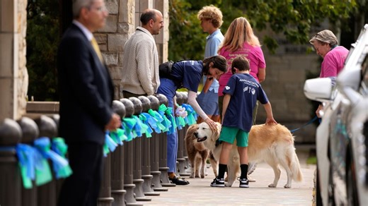 Hundreds mourn 8-year-old Fletcher Merkel, who was killed in a mass shooting at a Minneapolis church