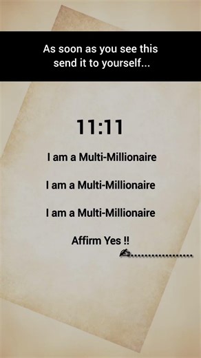 11:11 I Am a Multi-Millionaire ✨