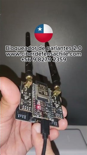 Bloqueador de parlantes Jammer Bluetooth Chile +56 9 8279 2359 #chile #viral #fyp #parati