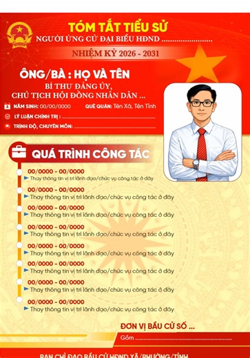 M09 - Mẫu Tiểu sử tóm tắt thông tin người ứng cử #bầucử #baucuhoidongnhandan #20262031 #slidebaucu #Tiểusửtómtắt