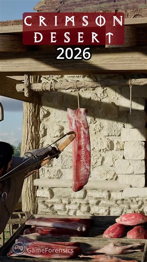 Crimson Desert VS Red Dead Rdemption 2 - World Physics Comparison #comparison #crimsondesert #rockstargames #reddeadredemption2 #rdr2