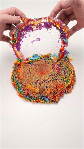 837K views · 7.3K reactions | Will kinetic sand mix into clear slime?  | Dalton James | Facebook