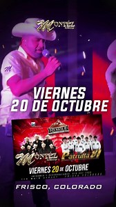 Viernes 20 de Octubre 10 Mile Music Hall - Frisco, CO. Montez De Durango & Patrulla 81 Mas Info. 970.457.7508 | Boletos Online: www.Ticketon.com | Montez De Durango