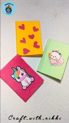 📚✨Diy mini books 📚✨ tiny book making 📖✨ #diy #papercraft #minibooks #miniature #craft_with_nikki