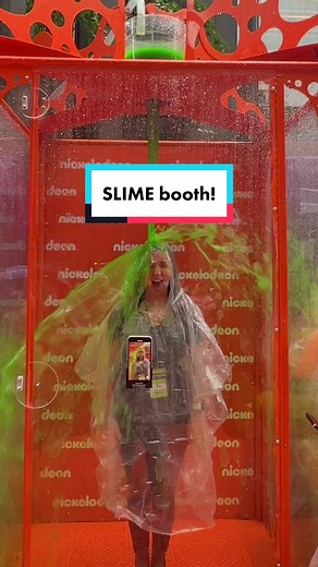 Get Slimed at the Nickelodeon Slime Booth