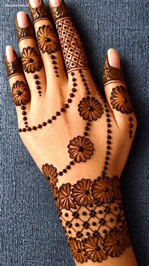 😱🔥Very Unique Trick Mehandi Design#newmahendi#viralvideo#creativehenna#hennamagic#trending#shorts