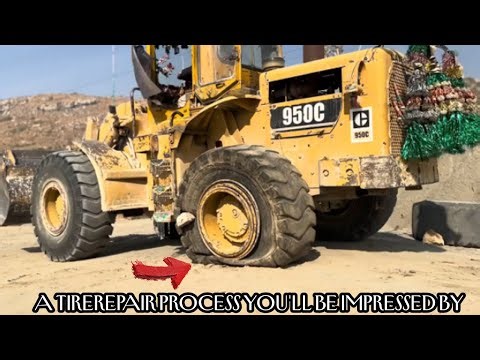 Unbelievable Tire Repair Skills! Professional Repairing Process with Perfect Results