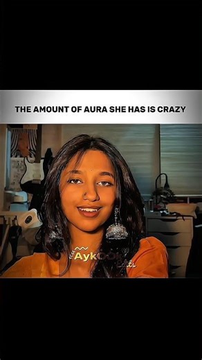The amount of aura she has...😭✨ || #trending #aesthetic #shorts #foryou