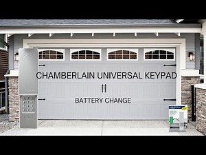Chamberlain Garage Keypad Battery Change (Quick & Easy)