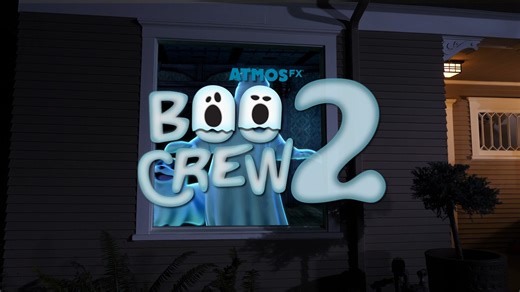 NEW FOR 2025! The spunky spirits of Boo Crew return with their ghostly friends to star in one of AtmosFX’s most requested sequels! Loaded with songs, jokes, dances – even an adorable ghost pup – Boo Crew 2 captures the joy and mischief of Halloween. https://atmosfx.com/products/boo-crew-2 | AtmosFX