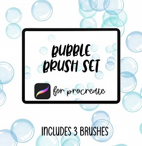Bubble Procreate Brush Set: Digital Illustration Brushes (digital Download) - Etsy
