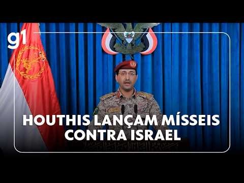 JH: Houthis lançam mísseis contra Israel; grupo apoiado pelo Irã entra no conflito