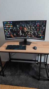 Samsung Odyssey 40" G7 G75F 180 Hz | Unboxing | Install | Test | #shorts #unboxing #samsungodyssey